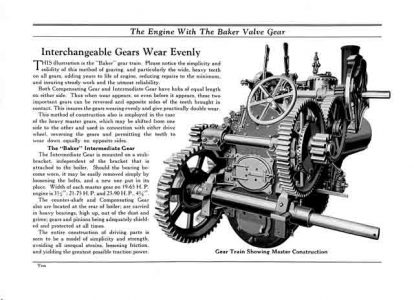 1927 Catalog Features A.D. Baker Co. Road Roller, Steam Traction Engine Image